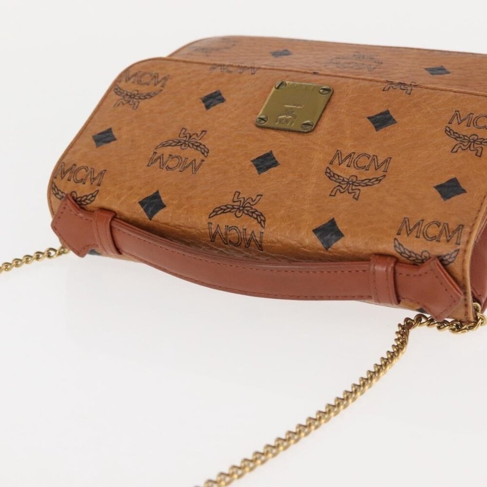 Authentic MCM Logogram Vicetos Chain Shoulder Bag… - image 13